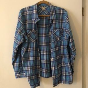 Women’s xl plaid flannel LL Bean